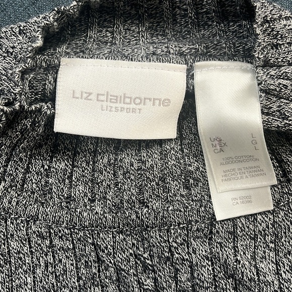 Grey Cotton light long sleeved turtleneck - Picture 2 of 2